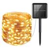 1Pack 100/200 LED Solar String Lights Outdoor Waterproof With 8 Modes Fairy Twinkle Light For Tree Christmas Wedding Party Decor