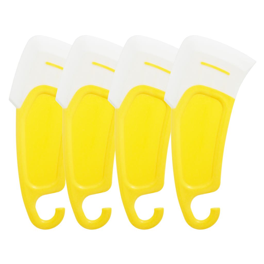 4 stk Silikonskrape Matrester Flekker Gryte Stekepanne Oppvask Olje Tallerken Rengjøringsbørste Kjøkken Myke Blader Verktøy