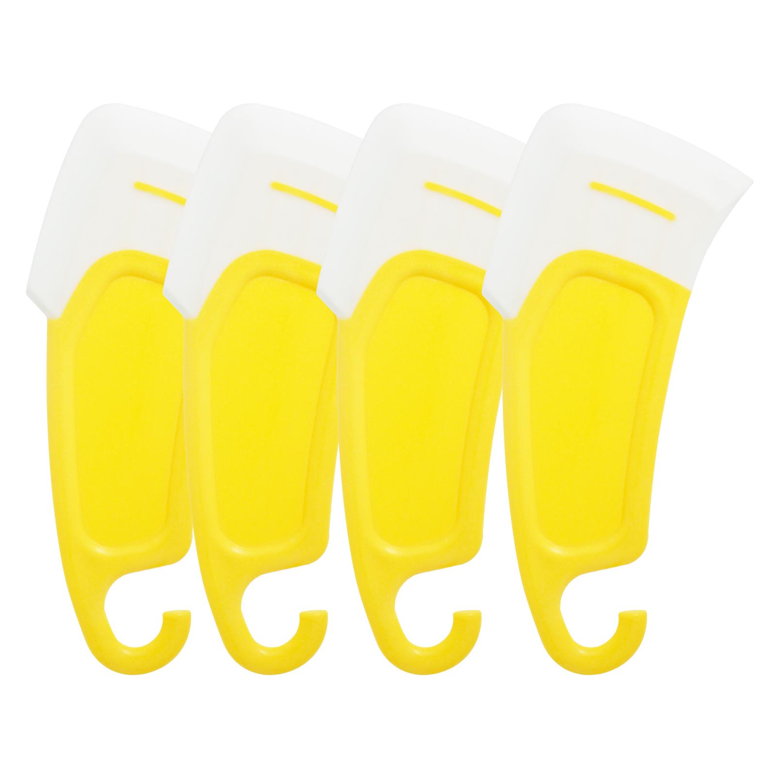 

4Pcs Silicone Scraper Food Residue Stains Pot Fry Pan Dish Oil Plate Cleaning Brush Kitchen Soft Blades Tools