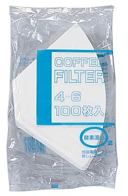 Bonmac Filtro de café Bonmac para 4 a 6 xícaras, filtro de branqueamento enzimático NB-400S, 100 peças #816127