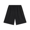 Li Ning Sports Lifestyle Series Solid Color Mid-Rise Breathable Versatile Straight-Leg Casual Shorts Men Shorts Black AKSU591-3