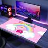 Custom Name,Peppa Pig Mouse Pad, Large Gaming Desk Mat, Non-slip XXL Mousepad for Laptop & Tablet, Mini PC Playmat with Stitched Edges