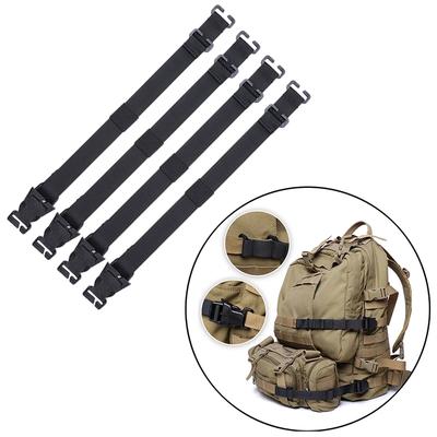 4 Stück Gurtbänder Rucksack Westen Adaptergurte Outdoor Sport Klettern Wandern Jagd Taschen Brustgurte