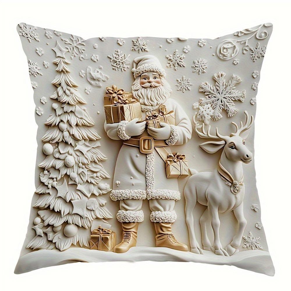 1pcs Christmas Decorative Pillow Covers ,Suitable for Christmas home decoration pillowcase, without pillow core.