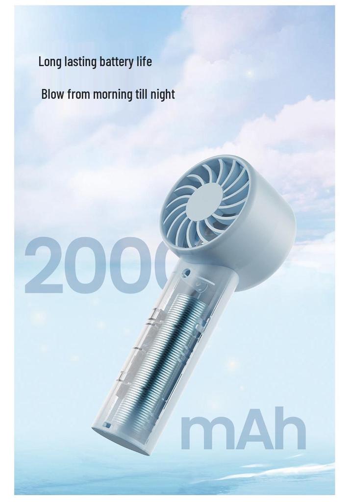 2026 USB Rechargeable Handheld Pocket Fan: Mini Portable Outdoor & Desktop Electric Fan