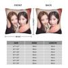 Kpop Style Babymonsters Group Pillowcase Soft Fabric Cushion Cover Decoration Pillow Case Cover Home Square 40*40Cm