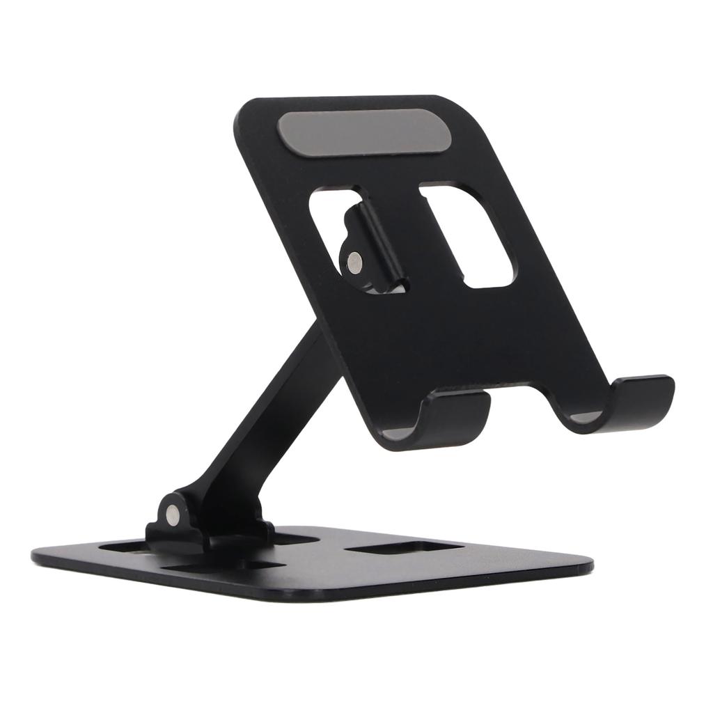 Desk Phone Stand Aluminum Alloy Adjustable Angle Antislip Silicone Phone Holder Stand for Tablet Pho