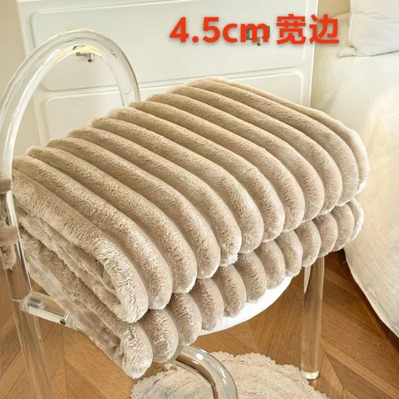 Thicken Imitation Rabbit Fur Plush Warm Breathable Sofa Blanket Blanket for Office Home Travel Autumn Winter Blanket Soft Fluffy