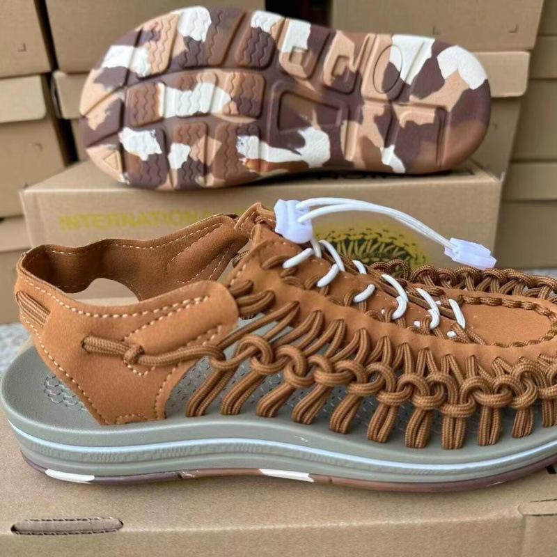 Summer Sandals Thai Woven Sandals Men's Sandals Casual Sandals Beach Shoes Thailand Vietnam Roman Sandals Women