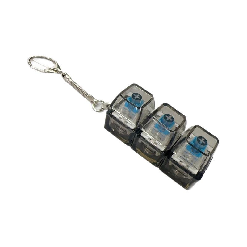 Color PC decompression button 4-key pinch mechanical keyboard decompression button keychain toy pendant