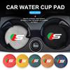 For Jaguar Car Water Cup Holder Anti-slip Pad Badge Interior Accessories S-Type F-Type X-Type F-Pace I-Pace E-Pace XJR XE HH1