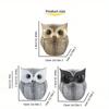 Simple and luxurious Resin Owl Ornament For Home Living Room, TV Cabinet, Desktop, Foyer Decoration Crafts