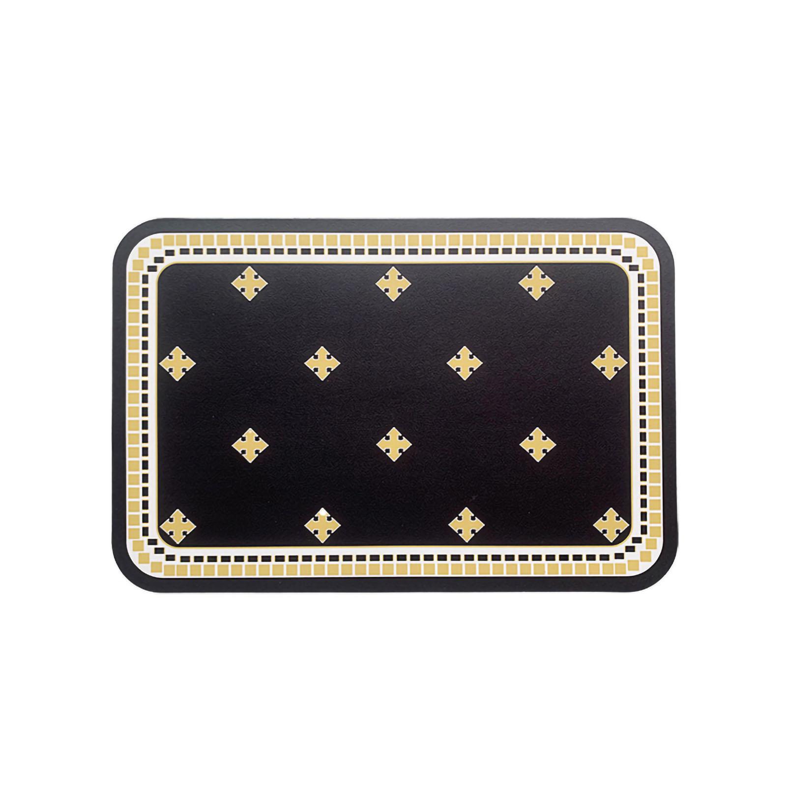 

Heat Insulation Table Mat PVC Double Sided Texture Placemat for Hotel Restaurant Kitchen Type2 45x30cm