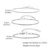2/3pcs Stainless Steel Cross Cuban Bracelets for Men Waterproof Non Fading Twist Chain Bracelet Simple Fashion Jewelry Gifts