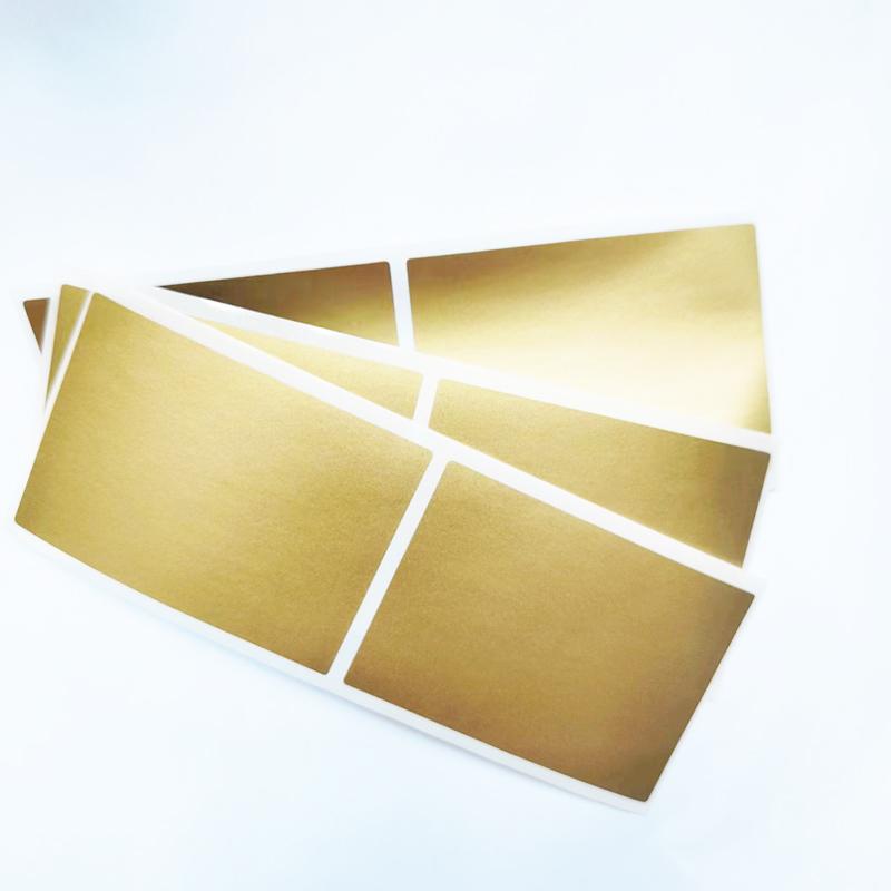 

100pcs Scratch Off Sticker 50x70mm GOLD Color Blank For Postcard Cover Stationery Message Wedding Game Sticker серый