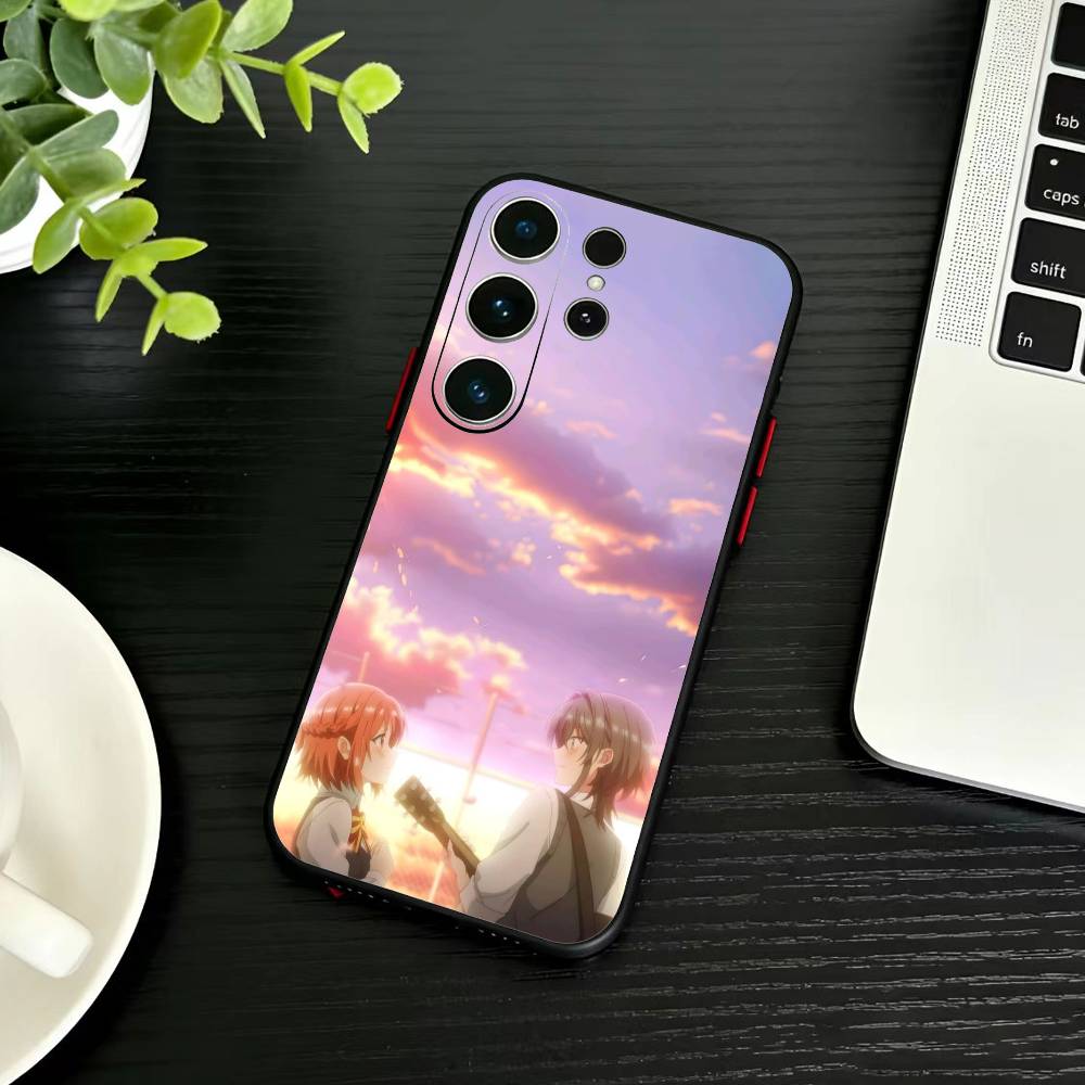 Kino Himari and Asanagi Yori Phone Case For Samsung S26,S25,S24,S23,S22,S21,S20,S30,Ultra,Plus,Fe,Note,5G Black Cover