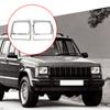 1 Pair Headlight Decorative Frame 5EM73SW1 Headlight Protection Frame CH2513156 for Jeep Cherokee 1998 1999 2000 2001 2002