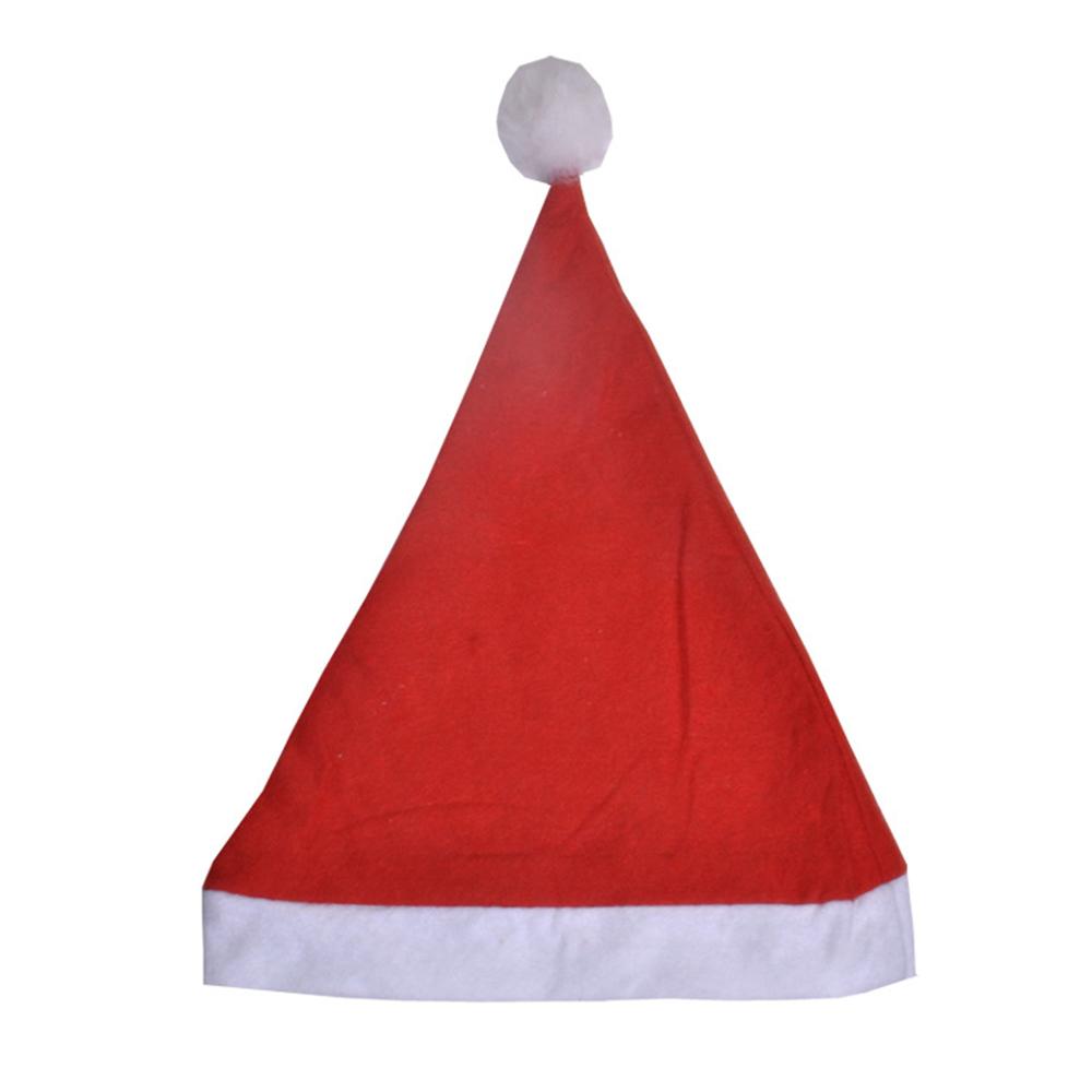 Adult Christmas Hat Easy To Take Off And Wear Non-woven Festival Parties Christmas Hat Soft 20 G Christmas Decorations Colorful