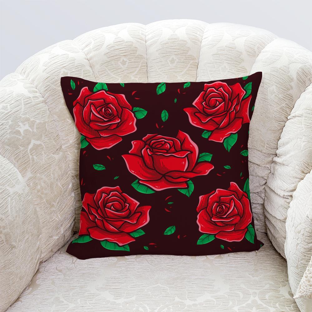 

Модная декоративная наволочка Harajuku Rose с принтом, диван, кресло, прикроватное тело 40x40cm