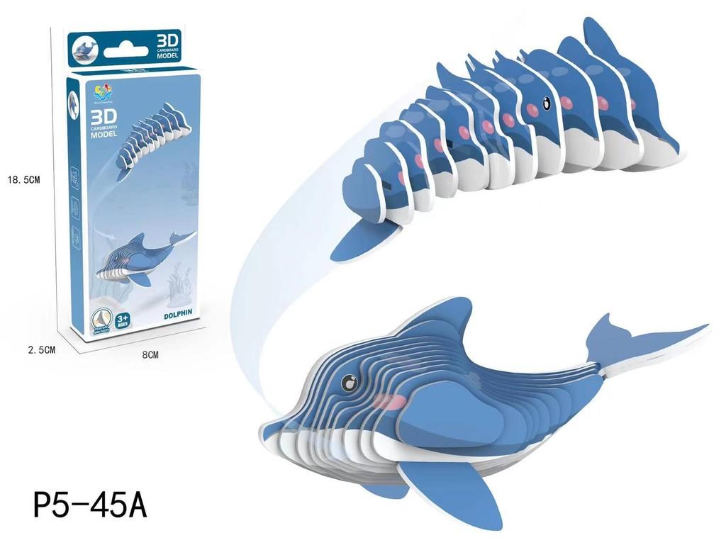 Animal 3d Dinosaur Model Craft Kit Diy Paper Jigsaw Puzzle Kid Toy Educational