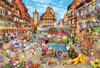 Epoch Jigsaw Puzzle Disney Mickey Friends Romantic Journey Includes and Decoration 300-piece & - - (26x38cm) 73-413s Glue, Spatula, Stickers.