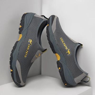 Fashion Summer Mesh Shoes Men Sneakers Plus Size Lightweight Breathable Walking Footwear 2025 New Slip-On Comfortable Casual Men's Shoes
