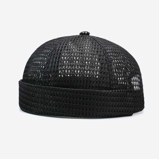 1/2 stk. Netkasket Justerbar Skyggeløs Hat til Mænd Åndbar Ultra Kølende Dock Hat Let Foldbar Sommerstil Hip-Hop Kasket Udendørs Brug