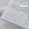 Transparent Nail Charms Diamond Sea Salt Bubble Nail Decorations Ins Nail Art Irregular Drill