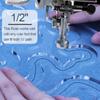 Free Motion Quilting Templates Transparent Acrylic Quilting Templates Ruler for Simple Meander and Quilting Designs