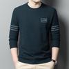Spring New Long-T-Shirt Fashion Casual Men's Loose Top Bottoming Shirt