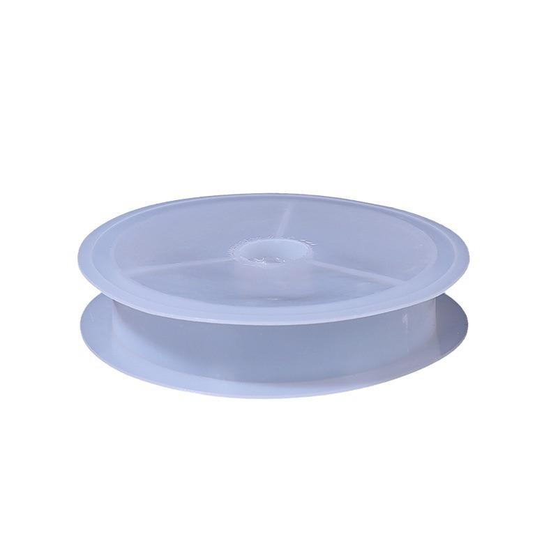Factory White Plastic DIY Spool Reel, Flat Wheel Elastic Spool PP Plastic Spool Reel Reel