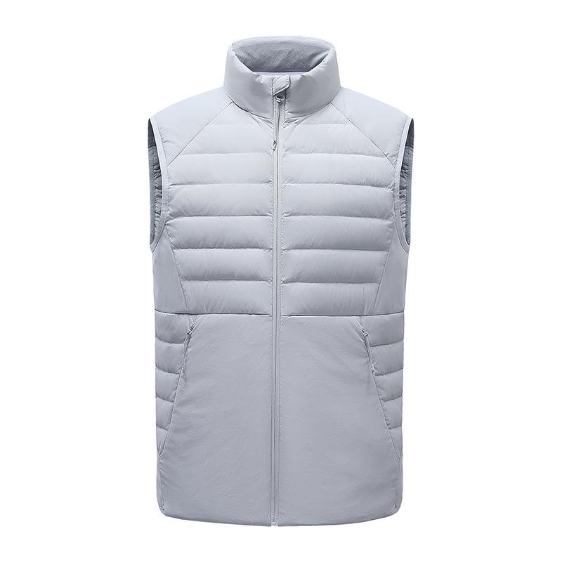 

Men s Autumn/Winter Outdoor Sports Stand-Up Collar Down Vest Jacket 2XL