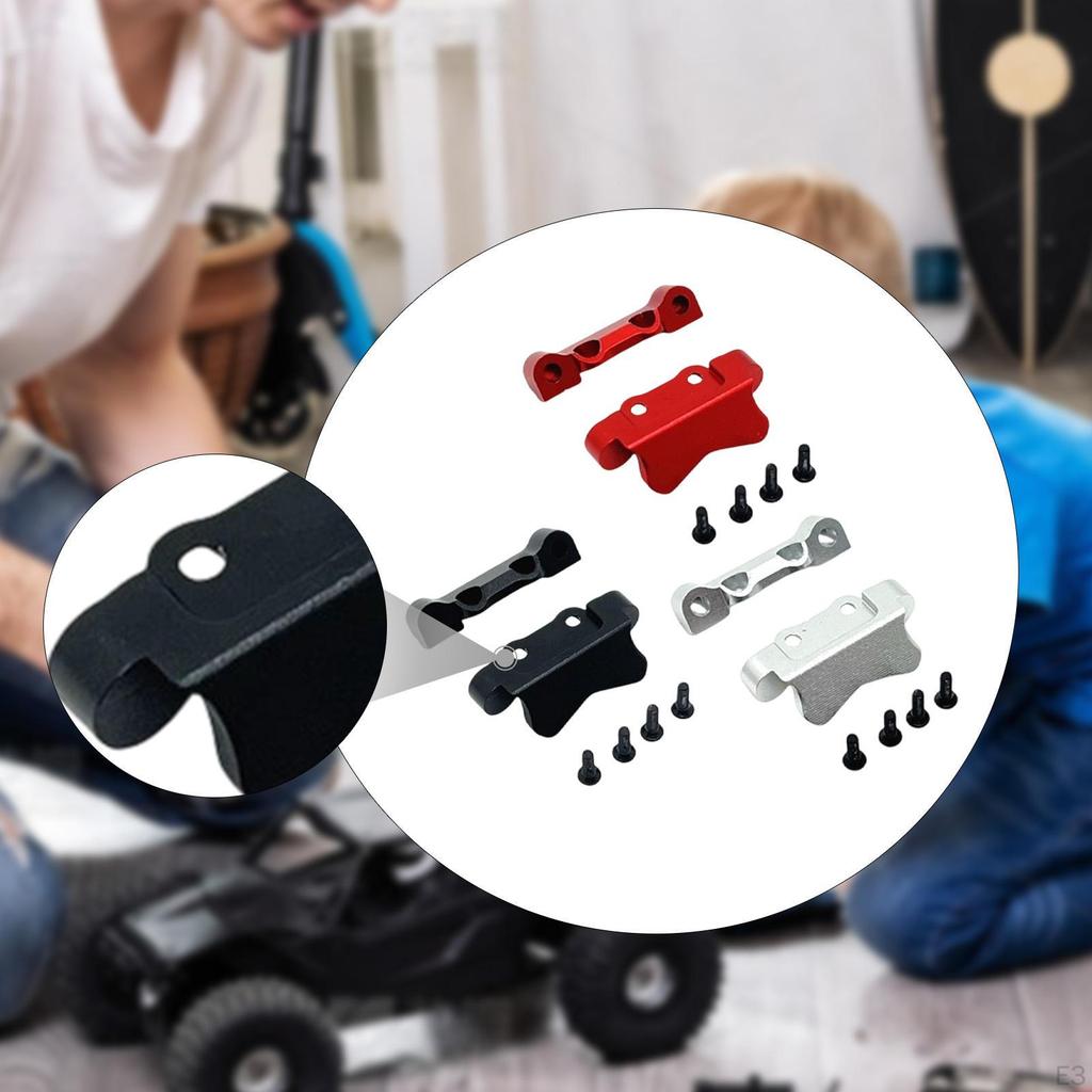 Rear Pin Mounts Aluminum Alloy 1/24 Lightweight Accessories Sturdy Professional Compact Replace RC