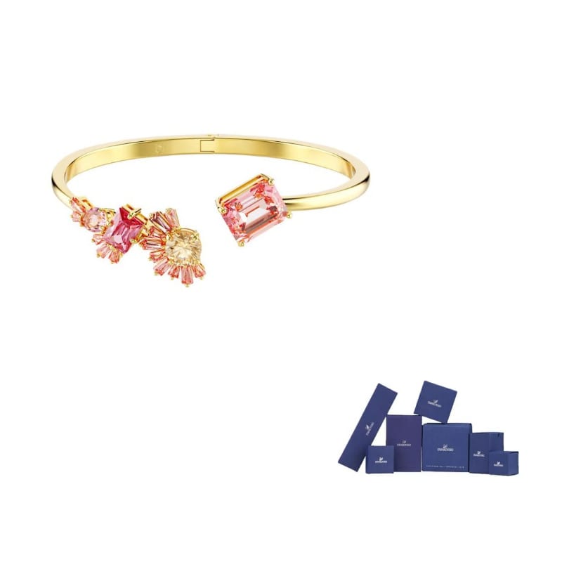 Swarovski Gema Bangles Women`s Pink 5688482