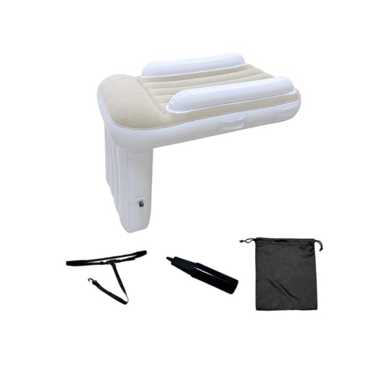 

1 Set Infant Travel Plane Bed Soft Flocking Feature Easy Setup In Minutes Secure Guardrails For Family Vacations