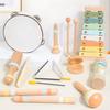 Baby Music Toys Montessori Wooden Toys Child Percussion Instruments  Early Educational Toys Birthday Gifts for Toddlers Girl Boy