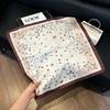 New old money wind chain neck scarf women's commuting versatile soft silk scarf neck protection shawl outer scarf