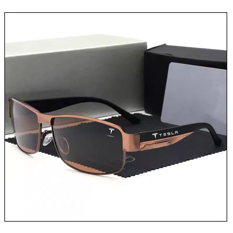 Occhiali da Sole di Alta Gamma Lusso Moda Auto Uomo Donna Occhialini Casual Per Tesla Cybertruck Roadster Model 3 Model Y Model S Model X