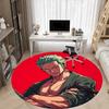 1PC Zoro, OnePiece Office Round Area Rug, Indoor Mat Suitable For Office, Under Office Chairs Bedroom Living Room Home Decor, Room Deco110