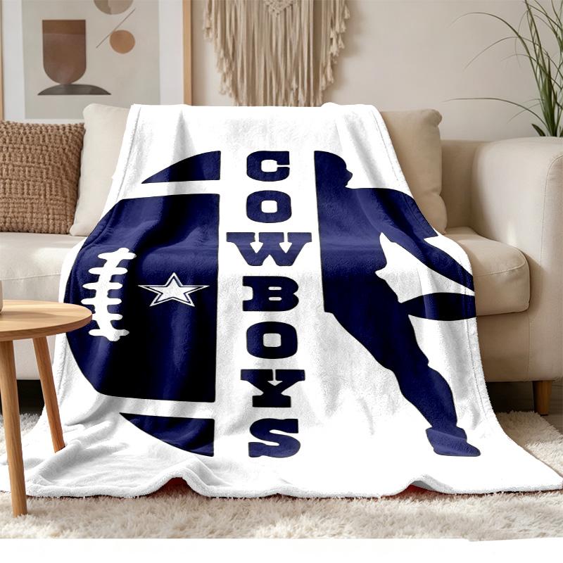 Dallas Cowboys Soft and Comfortable Flannel Suitable for Sofas Living Rooms Outdoor Camping Travel and Also Makes a Great Anniversary Gif