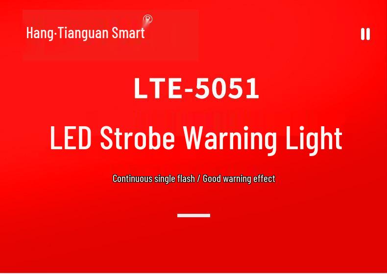 LTE-5051 LED Signal Strobe Warning Light 12V-220V for Engineering Safety