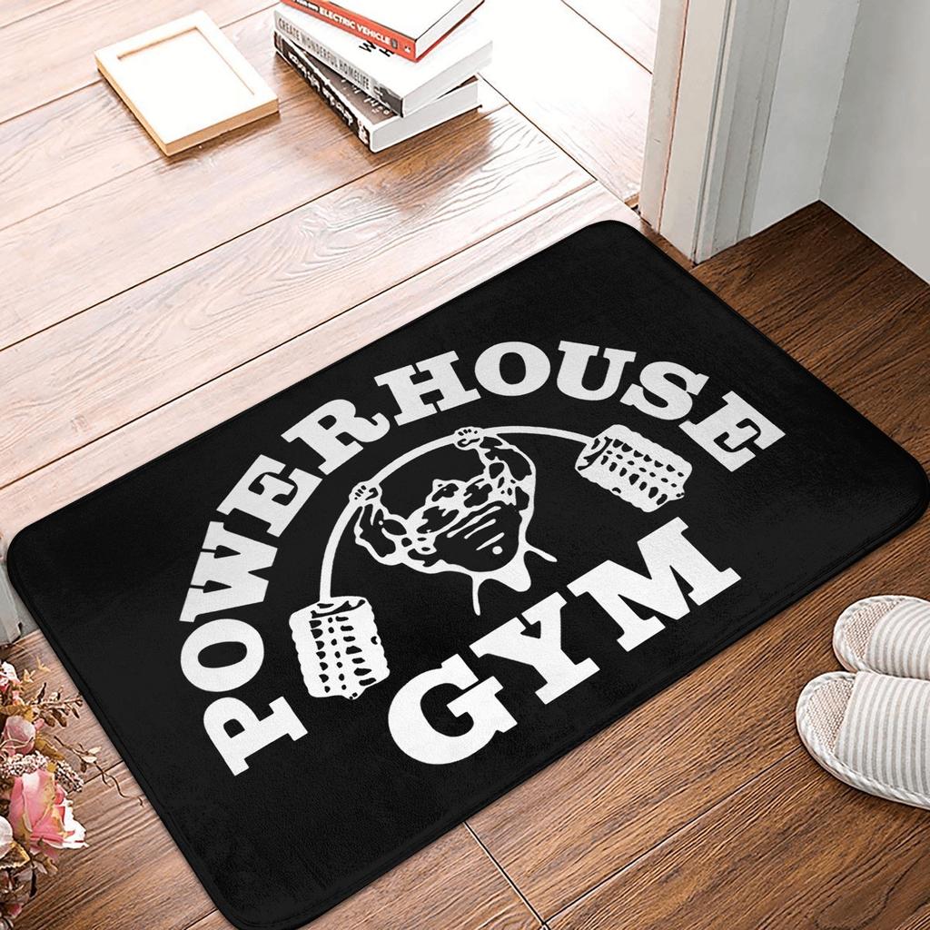 Bodybuilding Fitness Kraftzentrum Fitnessstudio Haustürmatte Rutschfest Außen Saugfähig Fußmatte Garten Garage Eingang Teppich Teppich