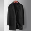 Autumn and Winter Handmade Double-sided Trench Coat Middle-aged and Young Business Leisure Warm Wool Nizi Jacket