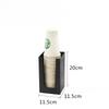 Four-grid Cup Holder Milk Tea Coffee Shop  Holder Foldable Cup Holder Disposable  Storage Rack Plastic Paper  Stand