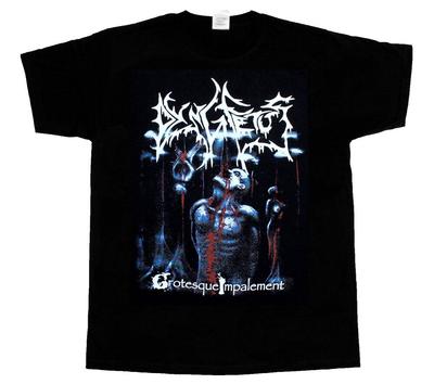Dying Fetus Grotesque Impale Short Long Sleeve Black Unisex T-Shirt