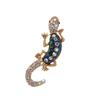 Elegant Crystal Lizard Brooch: Versatile Rhinestone Gecko Pin for Women's Fashion