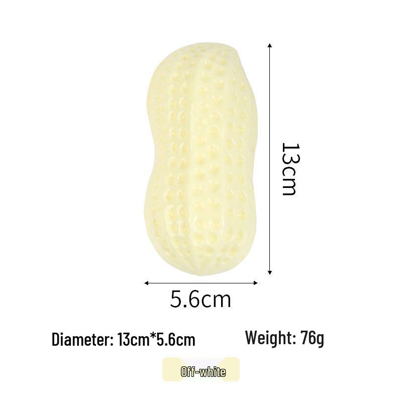 Dog Chew Toy - Squeaky & Durable Milk Peanut Carrot for Self-Entertainment