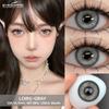 Eyeshare Fashion Brown Colored Contact Lens Natural Soft Contact Lenses for Eyes Decoration 14.2mm Yearly 2pcs=1 Pair