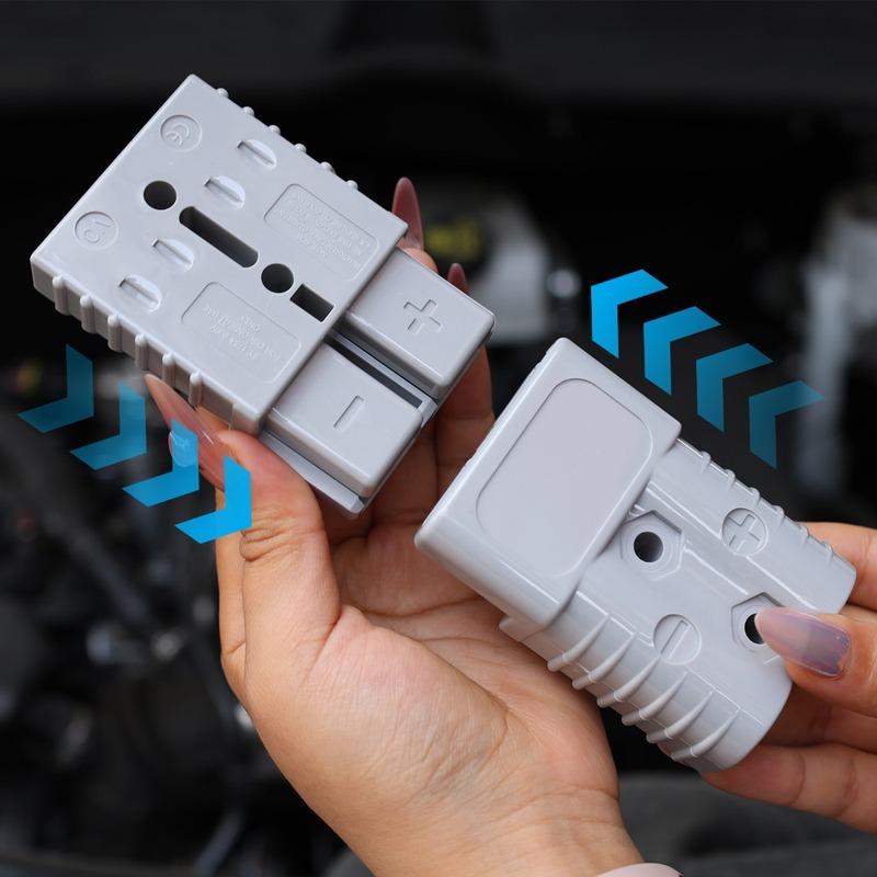 Forklift Battery Connector Plug 50A 120A 175A Quick Connect Disconnect Wire Harness Cable for Winch Trailer Trolling Motor Car