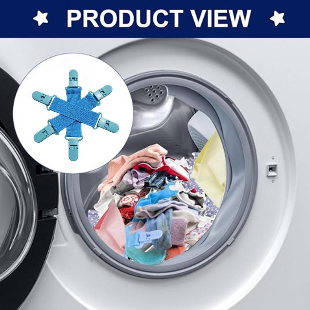 Bed Sheets Clips Compact Anti-Twist Wad-Free Bed Sheets Holder for Home Bedroom Living Room Apartment Dorm Dormitory Hotel